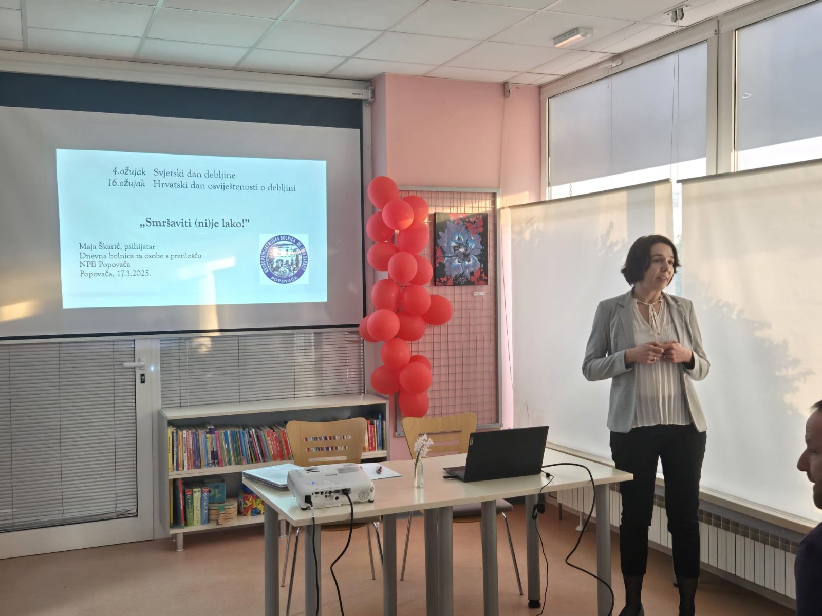 U Knjižnici i čitaonici Popovača održano predavanje „Smršaviti (ni)je lako“