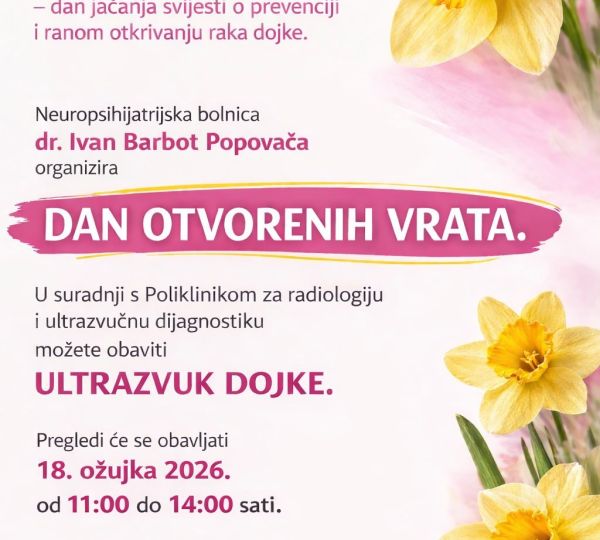 Dan otvorenih vrata - ultrazvuk dojke